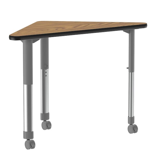 HPL Collaborative Desk - Casters - Wing